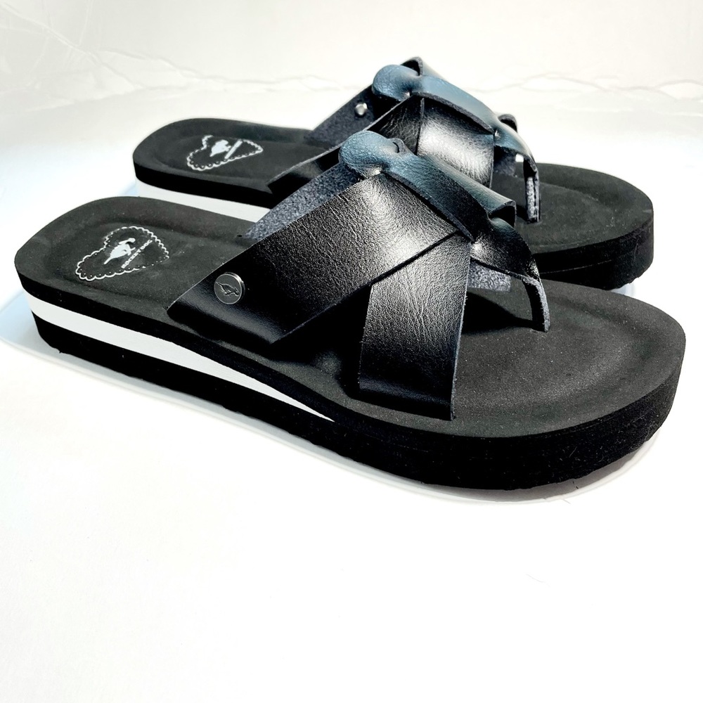 Rocket Dog Womens Wilmer Burn Slip On Sandal Sz 7 goth punk rock flip flops